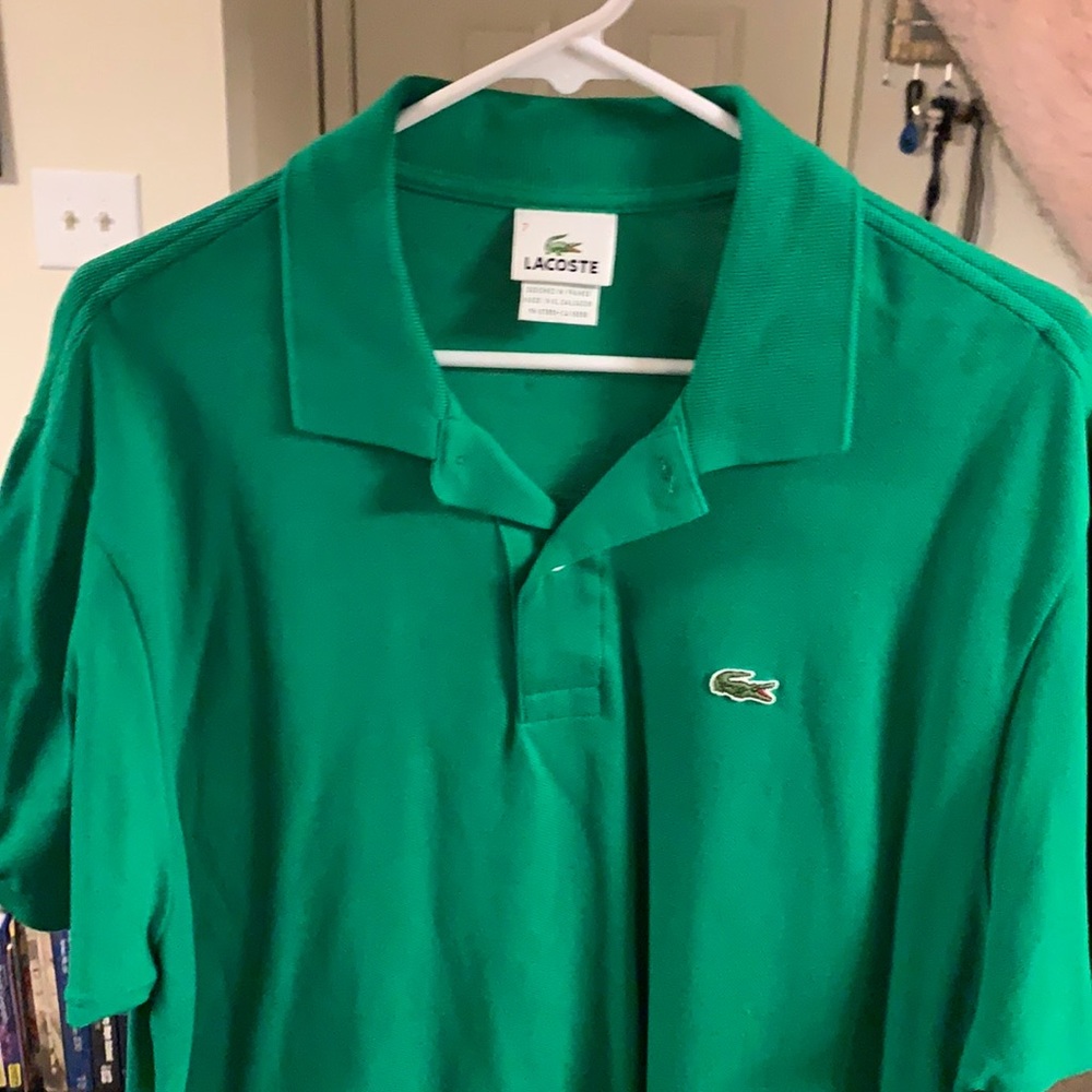 Green Lacoste Polo